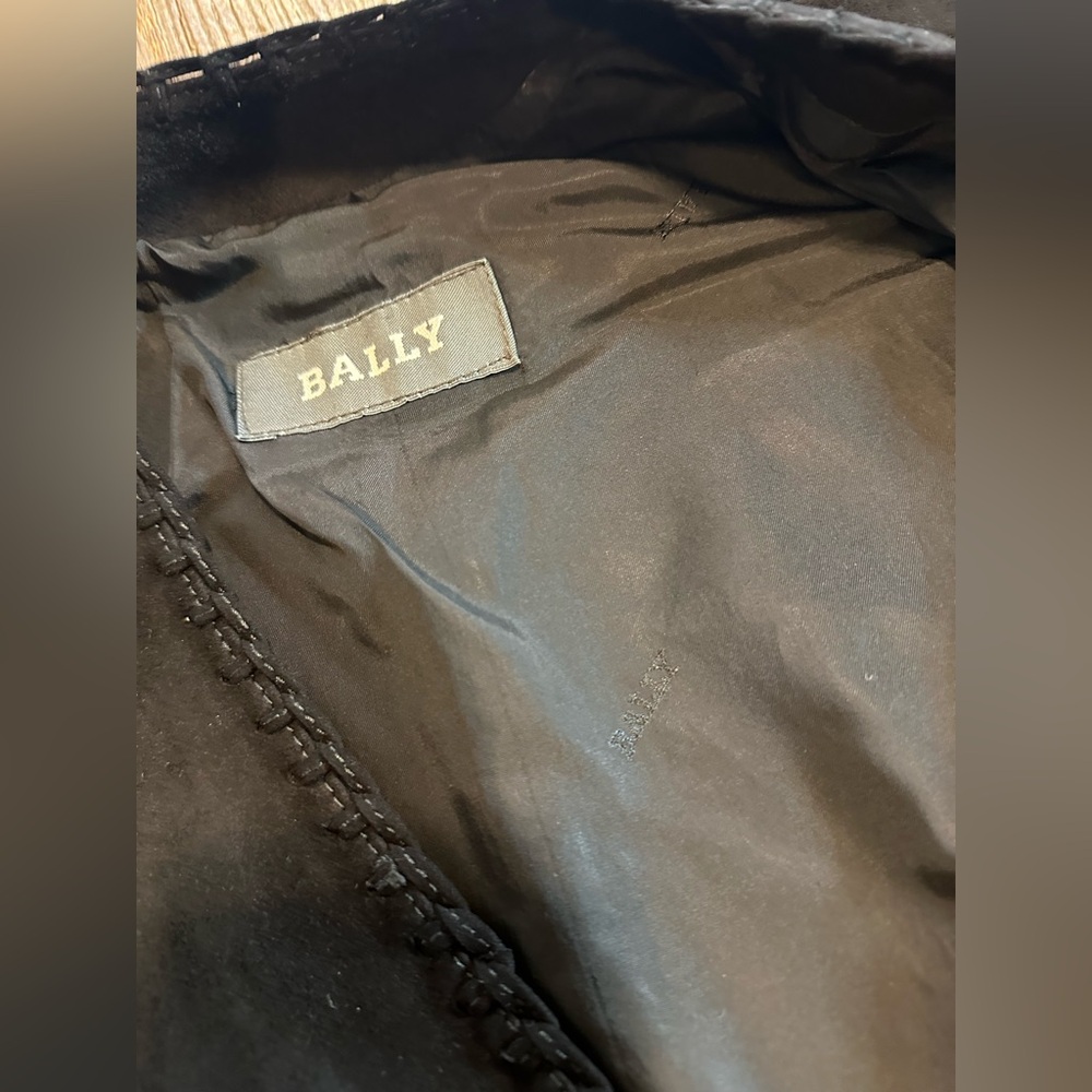 Vintage BALLY leather black vest - Picture 2 of 11
